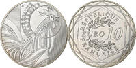 Frankreich 10 Euro Coq, Monnaie de Paris, Silber, UNZ+ -