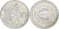 Frankreich 10 Euro Semeuse, Silber, UNZ -