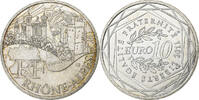 Frankreich 10 Euro Paris, Silber, UNZ, KM:1751 -