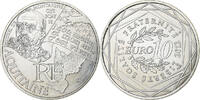 Frankreich 10 Euro Aquitaine, Silber, UNZ -