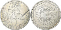 Frankreich 10 Euro Paris, Silber, UNZ, Gadoury:EU399, KM:1664 -