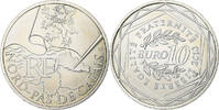 Frankreich 10 Euro Paris, Silber, UNZ, Gadoury:EU399, KM:1664 -