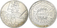 Frankreich 10 Euro Paris, Silber, UNZ, Gadoury:EU399, KM:1664 -