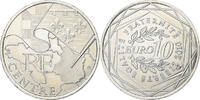 Frankreich 10 Euro Paris, Silber, UNZ+, KM:1650 -