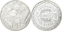 Frankreich 10 Euro Silber, UNZ+ -
