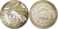 Frankreich 10 Euro Paris, Silber, VZ, KM:1739 -