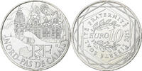 Frankreich 10 Euro Nord-Pas De Calais, Monnaie de Paris, Silber, STGL -