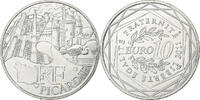 Frankreich 10 Euro Paris, Silber, STGL, KM:1745 -