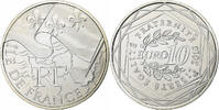 Frankreich 10 Euro Euros des régions, Ile De France, Paris, Silber -