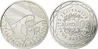 Frankreich 10 Euro Euros des régions, Champagne-Ardenne, Paris, Silber -