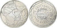 Frankreich 10 Euro Euros des régions, Bourgogne, Paris, Silber, STGL -