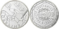 Frankreich 10 Euro Euros des régions, Lorraine, Silber, STGL -