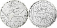 Frankreich 10 Euro Euros des régions, Franche-Comté, Paris, Silber -