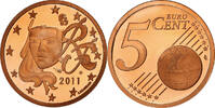 Frankreich 5 Euro Cent Paris, Copper Plated Steel, KM:1284 -