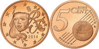 Frankreich 5 Euro Cent Copper Plated Steel -