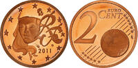 Frankreich 2 Euro Cent Paris, Copper Plated Steel, KM:1283 -