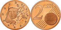 Frankreich 2 Euro Cent Paris, Copper Plated Steel, KM:1283 -