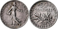 Frankreich 50 Centimes Semeuse, Paris, Silber, SS+, Le Franc:F.190 -