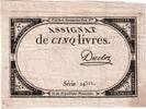 Frankreich 5 Livres 10 brumaire de l'an 2 - (31 octobre 1793), 24511, SS -