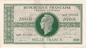 Frankreich 1000 Francs Marianne, Undated (1945), 24E, VZ -