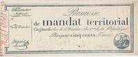 Frankreich 500 Francs 1796-03-18, Vérificateur, VZ -
