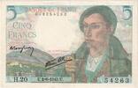 Frankreich 5 Francs Berger, 1943-06-02, H.20, VZ -