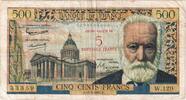 5 Nouveaux Francs on 500 Francs 1959 Frankreich Victor Hugo, 1959-02-12, W.120 S