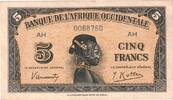 French West Africa 5 Francs 1942-12-14, VZ -