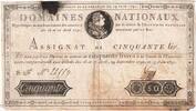 Frankreich 50 Livres 1791-06-19, 8F, S -