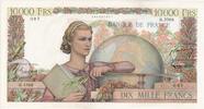 Frankreich 10000 Francs Génie Français, 1953-11-05, B.5769, SS+ -
