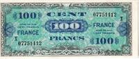 Frankreich 100 Francs France, 1945-06-04, Serie X, UNZ- -