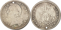 Frankreich 24 Sols, 1/5 ECU Münze, Louis XV, 1/5 Écu au bandeau -