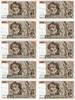 Frankreich 10x100 Francs Delacroix, A.112, Consecutive Numbers, VZ -