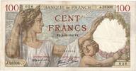 Frankreich 100 Francs Sully, 1941-12-04, J.26506, SS -