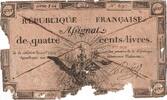 Frankreich 400 Livres 1792 1792-09-21, 144, SGE+ SGE+ 29,95 EUR  zzgl. 4,95 EUR Versand