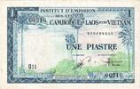 French Indochina 1 Piastre Undated (1954) UNZ- UNZ- 24,95 EUR  zzgl. 4,95 EUR Versand