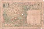 Franz&ouml;sisch-Somaliland 100 Francs Undated (1952) SGE+ SGE+ 39,95 EUR  zzgl. 4,95 EUR Versand