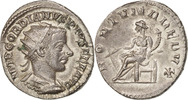 Antoninianus Münze, Gordian III, Antioch, VZ, Billon, RIC:210 -