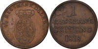 Dänemark Rigsbankskilling Münze, Frederik VI, SS, Kupfer, KM:688 -