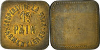 Frankreich 1 Kilo Münze, Coopérative La Paix, Armentières, VZ, Messing -