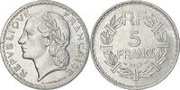 Frankreich 5 Francs Münze, Lavrillier, Beaumont - Le Roger, VZ -