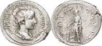 Antoninianus Münze, Gordian III, Rome, SS+, Billon, RIC:54 -