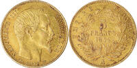Frankreich 5 Francs 1854 A Münze, Napoleon III, Napoléon III, Paris, Petit SS+