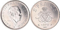 Monaco 2 Francs Münze, ESSAI, UNZ, Nickel, KM:E71, Gadoury:MC151 -
