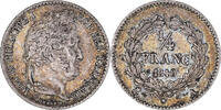 Frankreich 1/4 Franc Münze, Louis-Philippe, Paris, SS+, Silber -