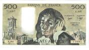 Frankreich 500 Francs Pascal, 1984-07-05, VZ+, Fayette:71.31, KM:156e -