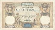Frankreich 1000 Francs Cérès et Mercure, 1931-03-05, SS, Fayette:37.6 -