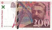 Frankreich 200 Francs Eiffel, UNZ-, Fayette:75.2, KM:159a -