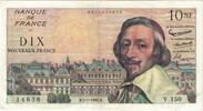 Frankreich 10 Nouveaux Francs Richelieu, 1961-01-05, VZ, Fayette:57.13 -