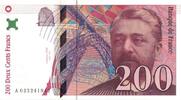 Frankreich 200 Francs Eiffel, A.023, UNZ-, Fayette:75.2, KM:159a -